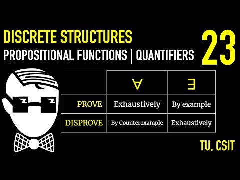 Predicates, Quantifiers, Binding Variables, Scope | Lecture 23 | Discrete Structures | CSIT, TU