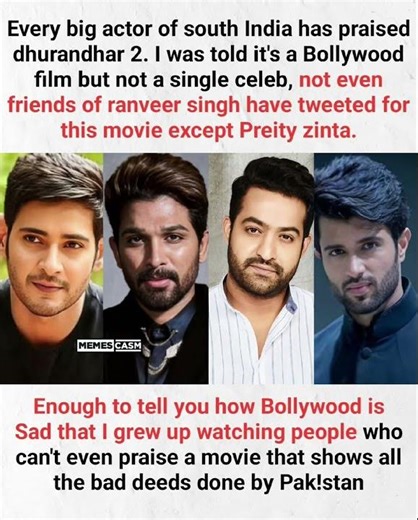 Bollywood Silence vs South Support 🎬🔥 | Dhurandhar 2 Debate