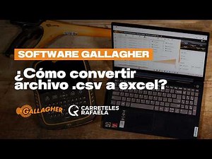 ¿Cómo convertir un archivo .csv a excel?