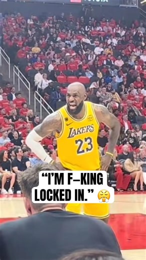 Bron before his game-tying 3 👀👑