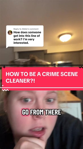 Replying to @Abbie how to become a crime scene cleaner! #crimescenecleaning #biohazardcleanup