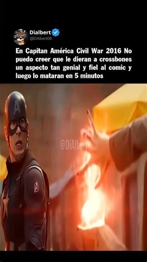 En Capitan América Civil War 2016 No puedo creer que le dieran a crossbones un a