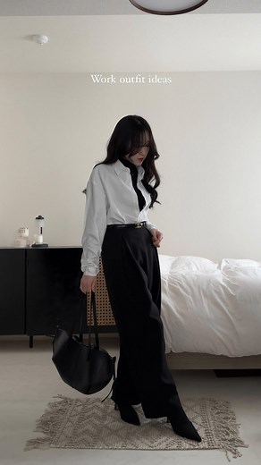 りぃ｜rii | Work outfit ideas📑🖋好きな服でお仕事にのぞめた日は、いつもより背筋が伸びませんか？♡ 今回もやはりパンツ多めです💻 少し春を先取りして ツイードジャケットをon🤍 肌寒い春の日にもぴったりな生地で スカートにもスラックスにもばっちりな丈感です。... | Instagram