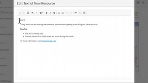 Create a text resource from StoryBoard | OpenText Exstream WorkShop and StoryBoard