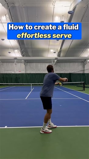 2.9K views · 227 reactions | How to create a fluid effortless serve樂 Comment “MPH” for more serve tips⬇️ | PlayYourCourt | Facebook