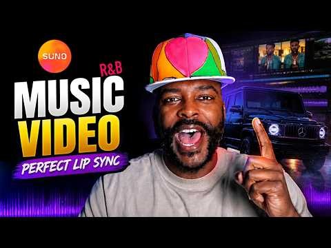 Suno AI Music Video Tutorial | R&B Perfect Lip Sync