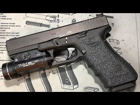 Glock 17 gen 3 sights and Talon Grips installed.