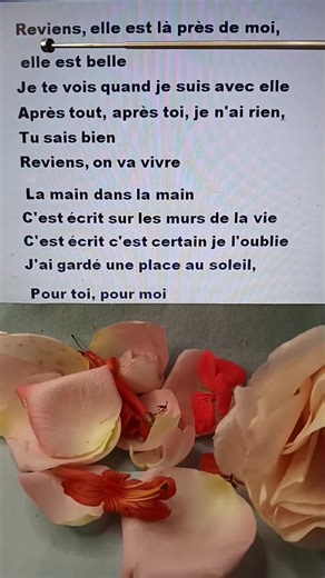 Reviens Lyrics,Hervé Vilard #pourtoi #song #lyric #songs #noel