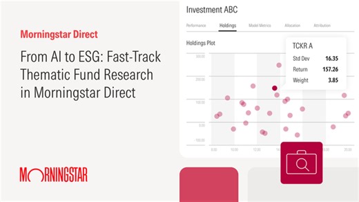 From AI to ESG: Fast-Track Thematic Fund Research in Morningstar Direct