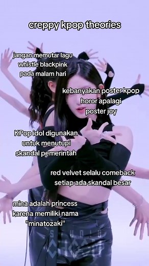 Horor Theory: Poster Joy Red Velvet & Lagu Whistle Blackpink Malam Hari