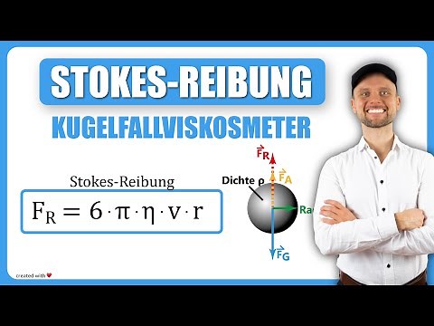 Stokes-Reibung (Kugelfallviskosimeter) - EINFACHE Erklärung, Formel und Übungsaufgabe