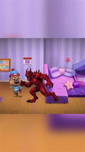 Tom AND Becca VS Monstr | My Talking Tom #talkingtom #mytalkingtom #shorts