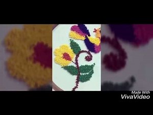 Punch needle tutorial |Embroidery