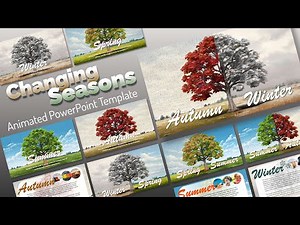 Transform Your Presentations with the Stunning Seasonal Change PowerPoint Template 🌸🍂❄️🌞