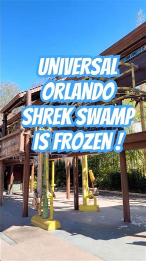 ICY SHREK playground at Universal Studios