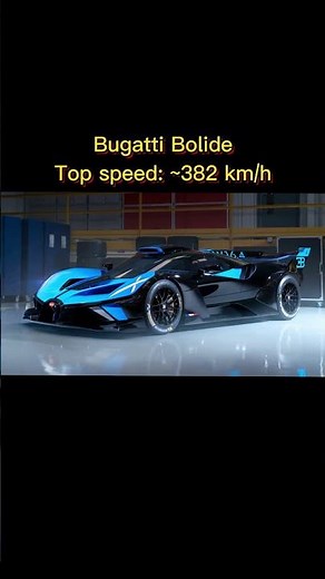 🚀 Top 10 Fastest Cars In The world