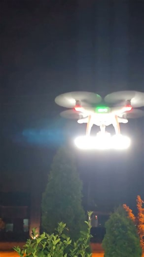 DJI PHANTOM 4 with big lights