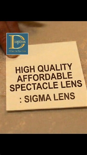 DIOPTRES | Spectacle Lens Manufacturer | SIGMA on Instagram: "Sigma lenses: The Versatile Lens brand👓🕶️ Sigma spectacle lenses are available in all types of lenses like blue cut lenses, photochromatic lenses, polarized lenses, mirror polarized lenses, high index lenses, unbreakable lenses and in ANY EYEPOWER. Sigma lenses are available all over India. Ask your nearest eyecare professional for SIGMA. Get a complimentary spectacles lens care kit with every pair of Sigma lenses. The SIGMA lens ca