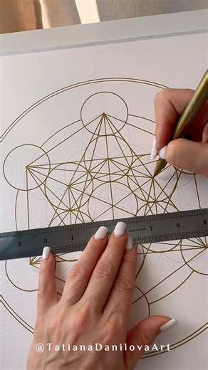 How to Draw Metatron’s Cube | Sacred Geometry Art Tutorial