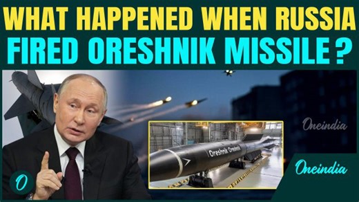 Oreshnik Missile’s Debut: Russia Unleashes Deadly Hypersonic Oreshnik Missile On Ukraine's Dnipro