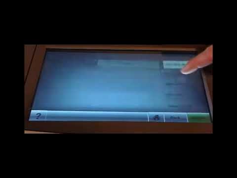 How to access the IP settings on the Lexmark Printer