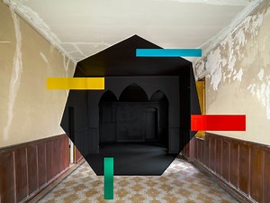 Georges Rousse’s art photography - Anamorphic optical illusions