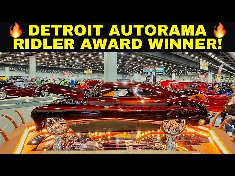 Detroit Autorama 2023 RIDLER AWARD WINNER - 1950 MERCURY "MAXIMUS" Lead Sled - GREAT 8 FINALISTS!