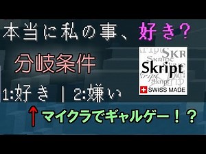 Skriptのチュートリアル解説 [条件分岐]