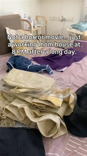 Working Mom Life Reality: The House at 8 PM 😭 #newmom #newmommyslifestyle #newparents