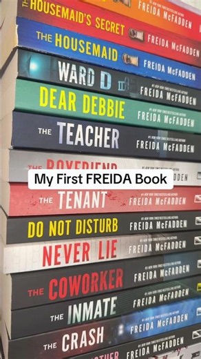 My First Freida McFadden Book! 📖 #shorts