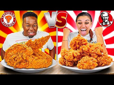 POPEYES VS KFC FOOD CHALLENGE
