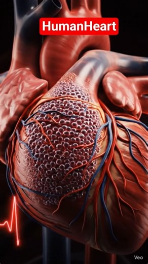 What Happens When Your Heart Beats? | Human Heart in Motion #shorts