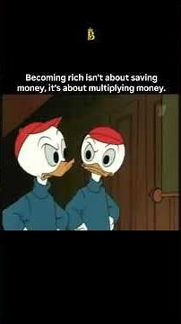 Becoming rich isn't about saving money, it's about multiplying money.