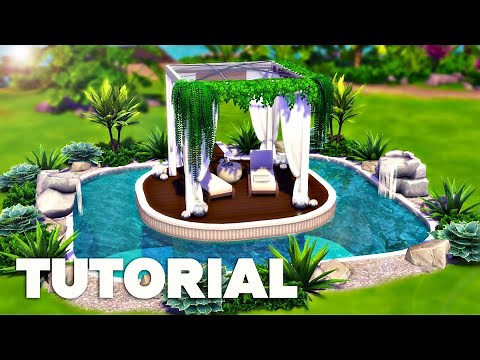 How to Build a Stunning Pool Platform in The Sims 4 – Step-by-Step Tutorial! No Mods or CC Needed!