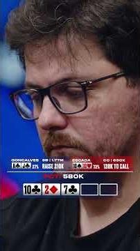 Can Goncalves Escape This BRUTAL River Spot? | EPT Barcelona 2026