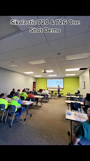 Great day a few weeks ago at our Sikalastic 726 and Sikalastic 720 One Shot demo day🔺 unlike any other waterproofing system, just ONE SHOT #waterproofing #sikausa #concreterepair #sikalastic #southflorida