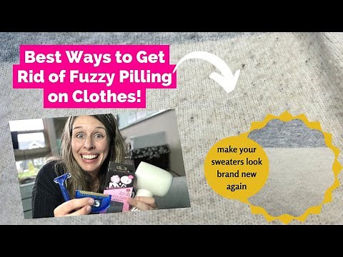 How to Get Rid of Pilling on Sweaters & Clothes!! (My Fave Depilling Tool)