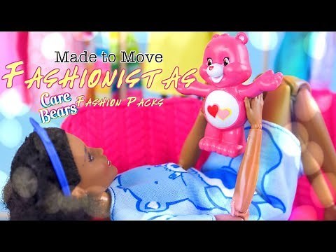 DIY - How to Make: Custom Made to Move Barbie Fashionista PLUS Care Bears Fashion Packs