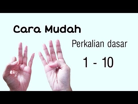 Cara menghitung perkalian jarimatika - mudah dan cepat pakai jari tangan