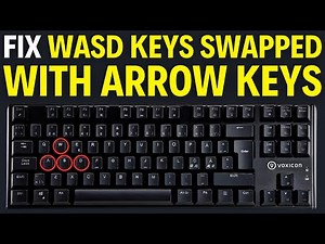 How To Fix WASD Keys Swapped With Arrow Keys (2025)