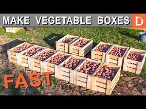 How to make Vegetable Boxes quickly