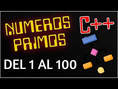 Imprimir los números primos del 1 al 100 en C++