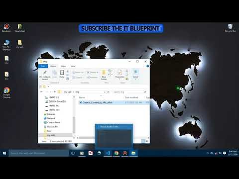 How to add Image in HTML in VsCode | how to insert an image in html using visual studio code. #html