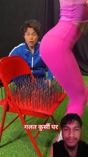 Duniya Ki Sabse Khatarnak Kursi! 😱🔥 (Chair Challenge)" #challenge #funnyshorts#trendingshorts