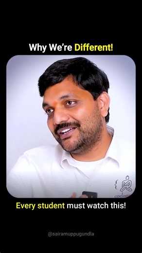 Uppugundla Sairam on Instagram: "At @Codegnan, we don’t believe in fake guarantees. We believe in real opportunities, scheduled step by step—like a calendar—for every student’s success. Parents and students, the difference is real. The results are real. 💯 #OpportunitiesNotPromises #StudentSuccess #CodegnanDifference #ParentsTrustUs #JobReady2025 #FutureBeginsHere #FromCollegeToCareer #SkillUpNow #PlacementReady #EducationThatWorks"