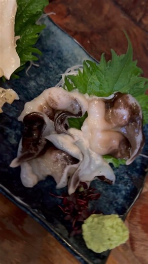 つぶ貝刺し生とり貝刺し美味しいよねー草加グルメ居酒屋乃美家さんで食べられます