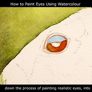 2.2K views · 97 reactions | How to Paint EYES Using WATERCOLOUR (Part 2)  Painting *realistic* watercolour eyes, requires a step-by-step approach to your work. In part 2 we will look at the last 7 stages that I recommend. For the full 18-minute YouTube video, here is the link: https://bit.ly/4b2CXNJ Hope you like it, Paul | The Devon Artist | Facebook
