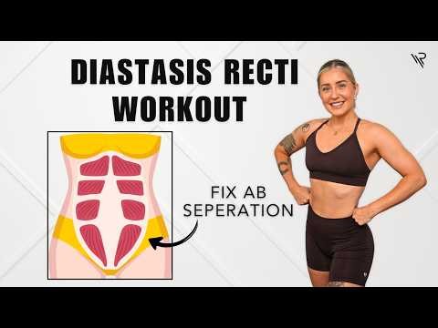 10 Min diastasis recti workout (fix ab separation) | safe & gentle exercises for postpartum
