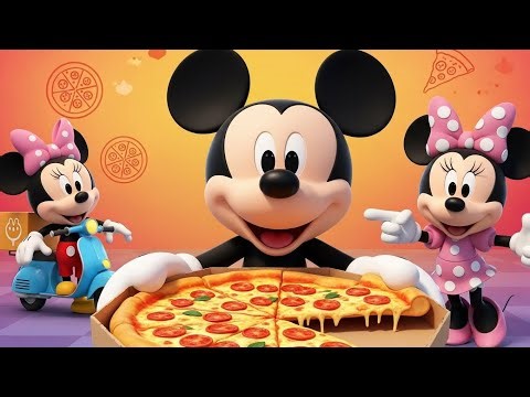 Mickey & Minnie Pizza Run | Fun Learning Cartoon
