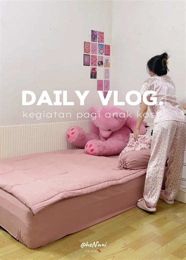 Kegiatan Sehari-hari Anak Kost: Daily Vlog dan Dekor Kamar